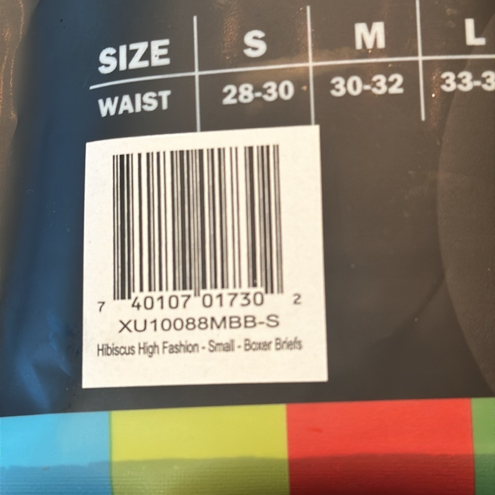 NWT ODD SOX Hibiscus Boxer Brief SM - Picture 8 of 8